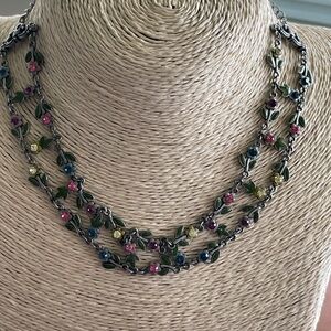 Floral Multicolor Necklace